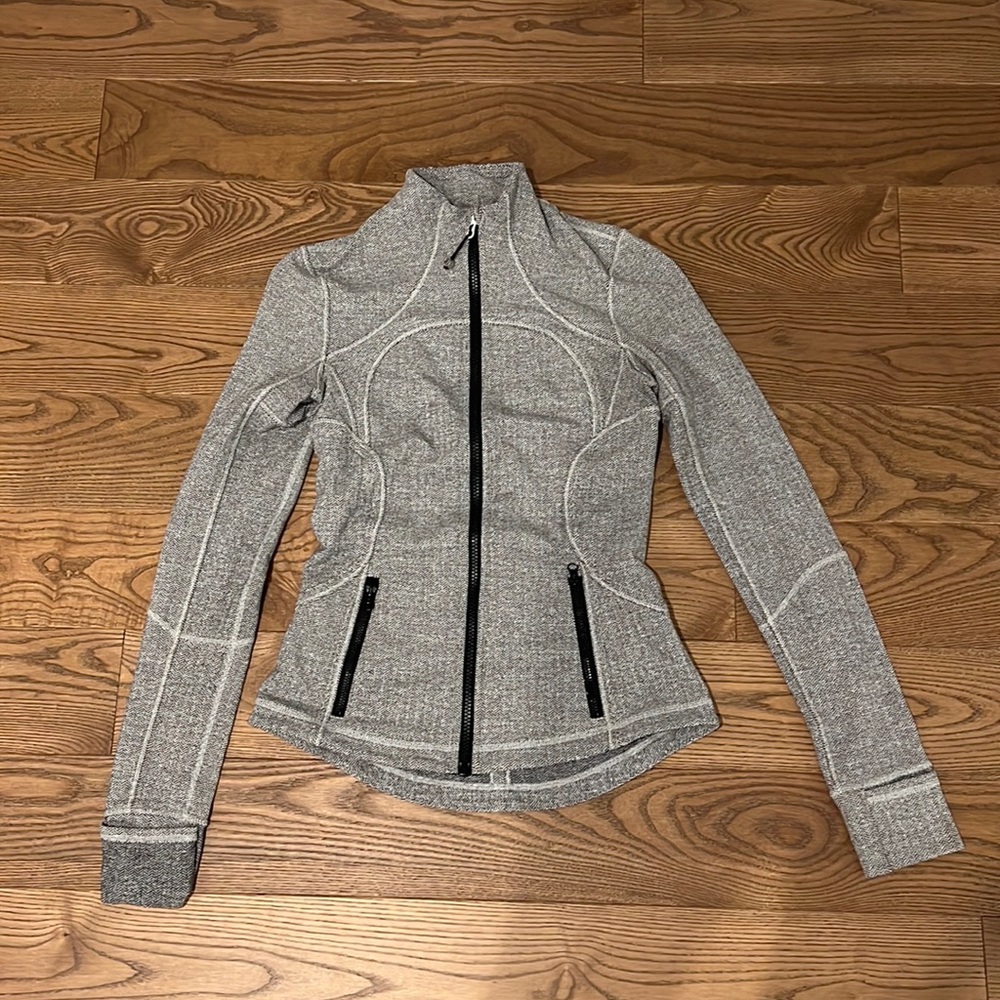 Lululemon Define Jacket | Black & White Herringbone